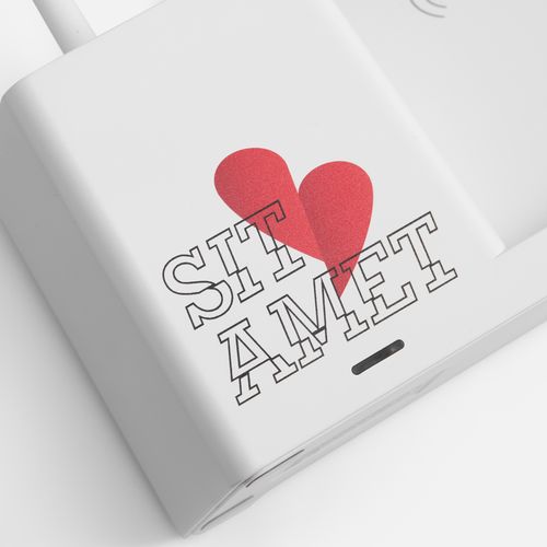 Лампа с органайзером и беспроводной зарядкой writeLight, ver. 2, белая