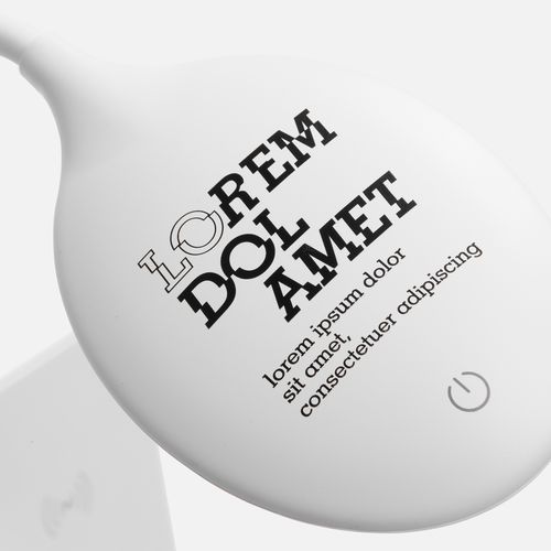 Лампа с органайзером и беспроводной зарядкой writeLight, ver. 2, белая