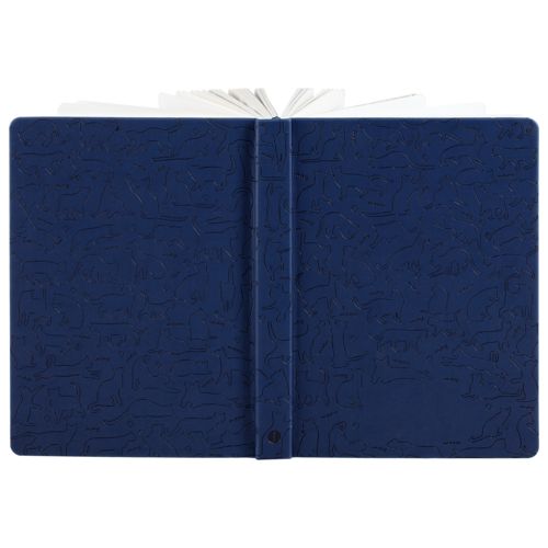 Ежедневник «Эрмитажные коты», синий, уценка Ежедневник «Эрмитажные коты», синий, уценка