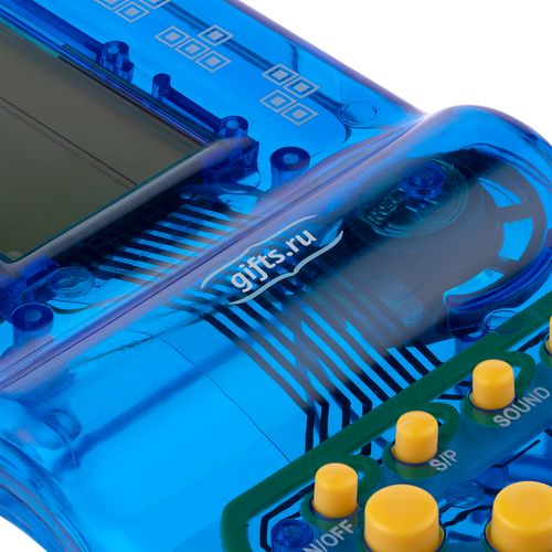 Игровая консоль Tetramino Transparent, синяя