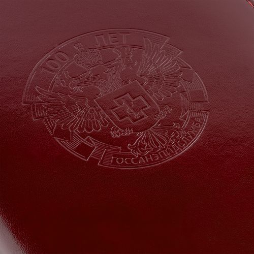 Ежедневник Luxe, недатированный, бордовый