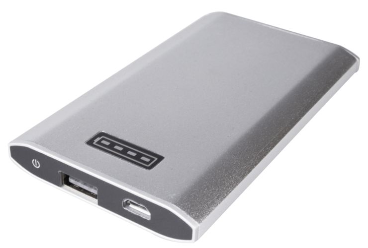 Внешний аккумулятор Uniscend Slim 5300 мАч, серебристый Внешний аккумулятор Uniscend Slim 5300 мАч, серебристый