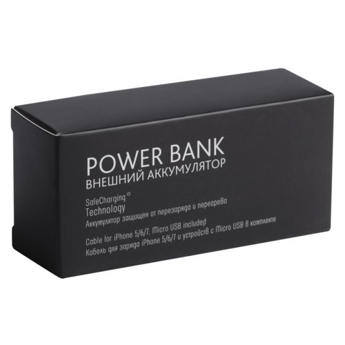 Внешний аккумулятор Easy Metal 2200 мАч, фиолетовый Внешний аккумулятор Easy Metal 2200 мАч, фиолетовый