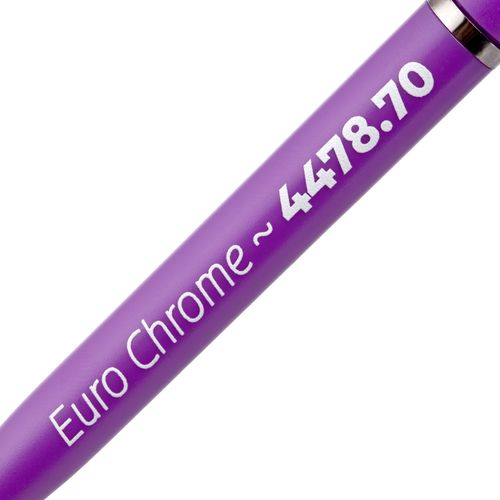 Ручка шариковая Euro Chrome, фиолетовая