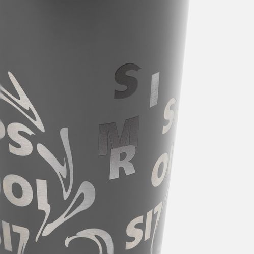 Термостакан с двумя поильниками Duetta, серый