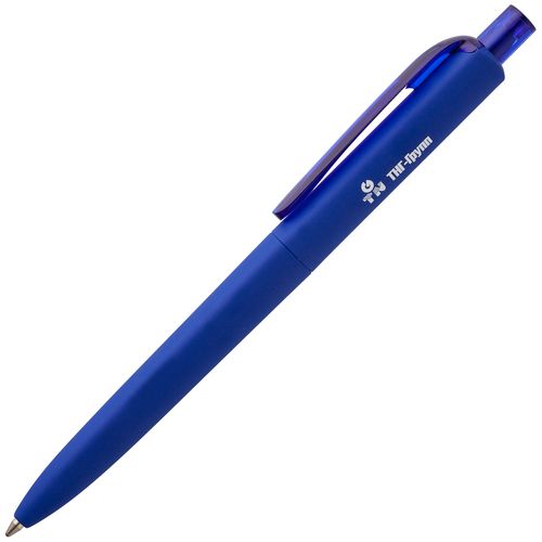 Ручка шариковая Prodir DS8 PRR-Т Soft Touch, синяя