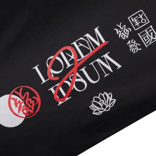 Зонт складной Color Action, в кейсе, черный