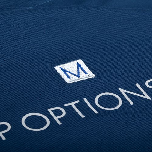 Футболка оверсайз Vozduh 2.0, темно-синяя