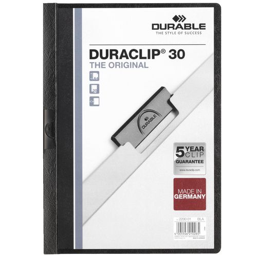 Папка Duraclip Original, черная Папка Duraclip Original, черная