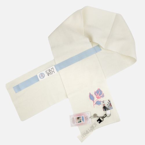 Лейбл из ПВХ с вырубкой «Круг», белый