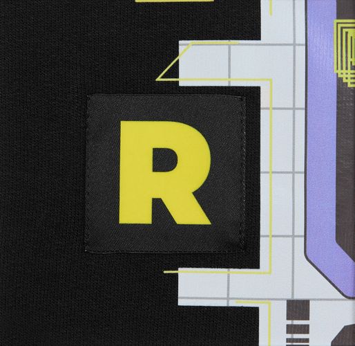 Лейбл тканевый Epsilon, L, черный