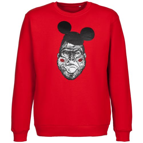 Толстовка Monkey Mouse, красная Толстовка Monkey Mouse, красная