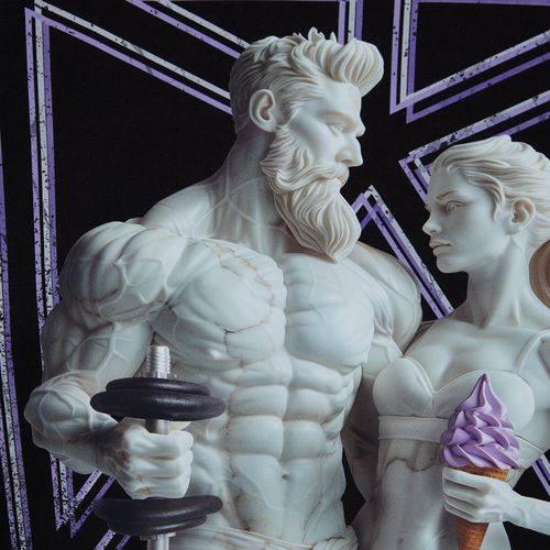 Футболка оверсайз Vozduh 2.0, красная