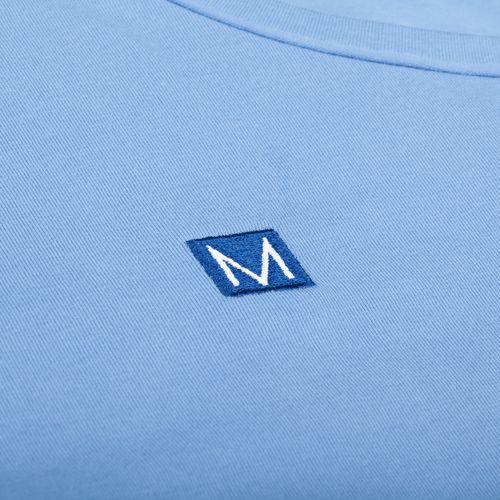 Футболка оверсайз унисекс Vozduh, синяя