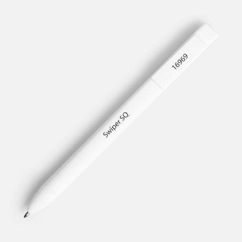 Ручка шариковая Swiper SQ Soft Touch, белая