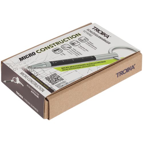 Ручка-брелок Construction Micro, черный Ручка-брелок Construction Micro, черный