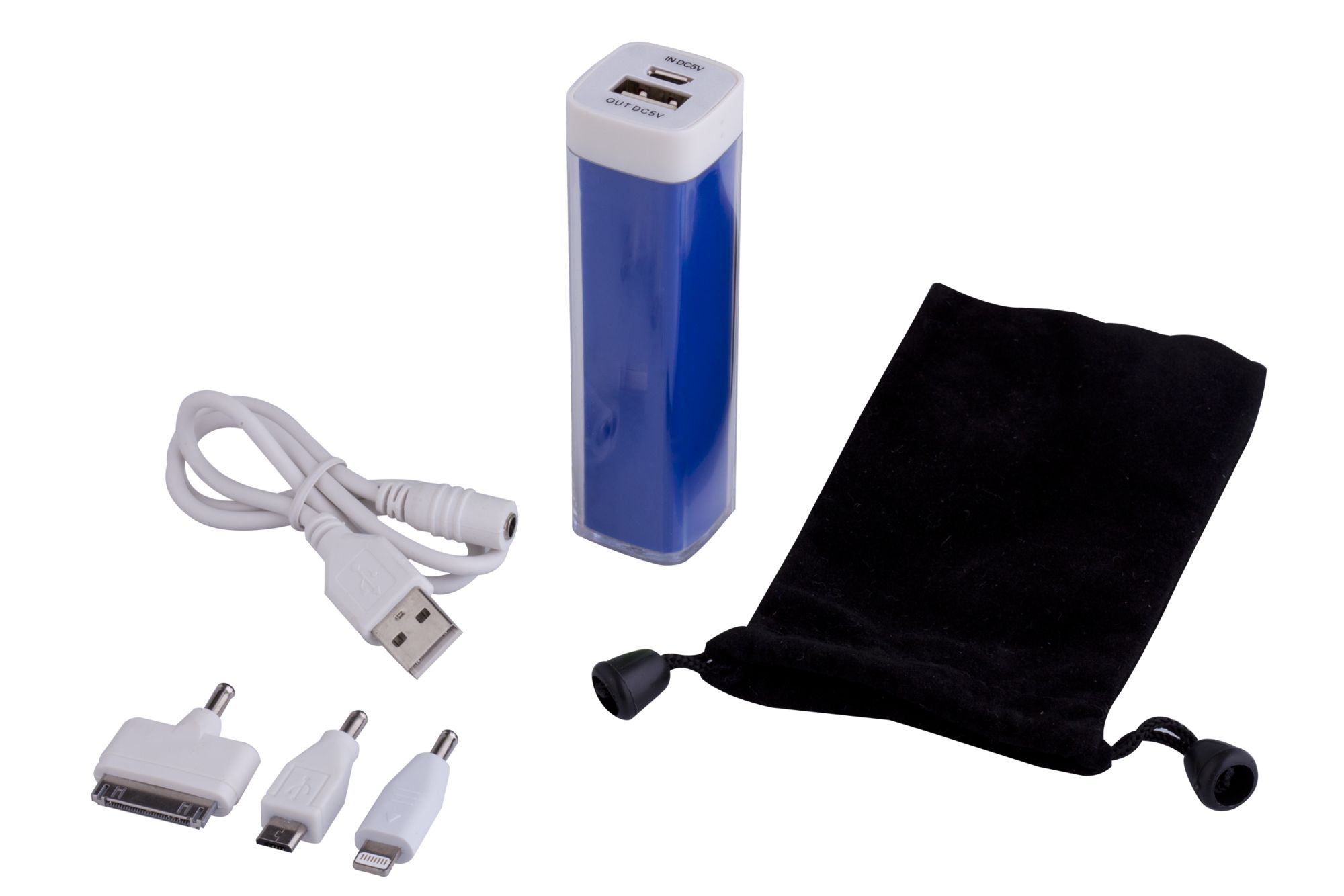 Внешний аккумулятор Bar, 2200 мАч, синий Внешний аккумулятор Bar, 2200 мАч, синий