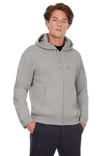 Толстовка мужская Hooded Full Zip серый меланж Толстовка мужская Hooded Full Zip серый меланж