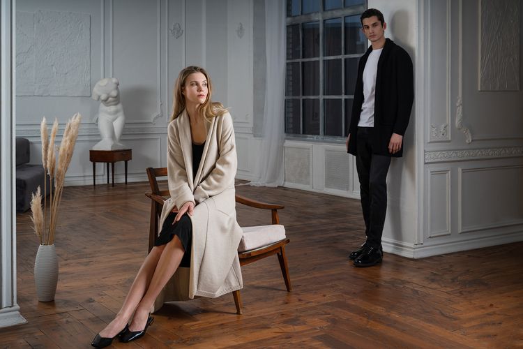 Кардиган женский Free Flow, серый меланж Кардиган женский Free Flow, серый меланж