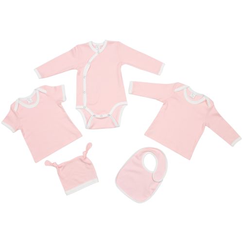 Нагрудник детский Baby Prime, розовый с молочно-белым Нагрудник детский Baby Prime, розовый с молочно-белым