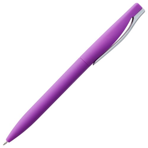 Ручка шариковая Pin Soft Touch, фиолетовая Ручка шариковая Pin Soft Touch, фиолетовая
