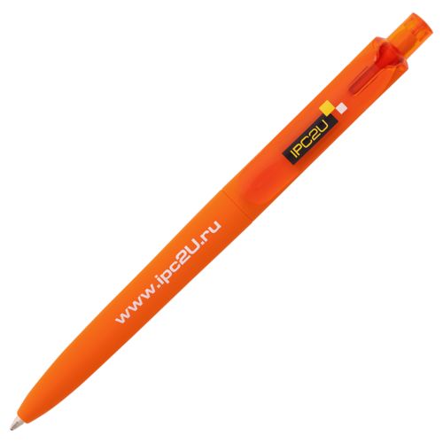Ручка шариковая Prodir DS8 PRR-Т Soft Touch, оранжевая