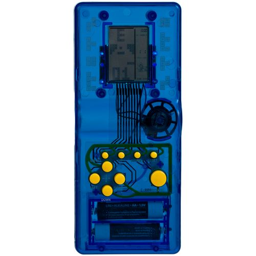 Игровая консоль Tetramino Transparent, синяя Игровая консоль Tetramino Transparent, синяя