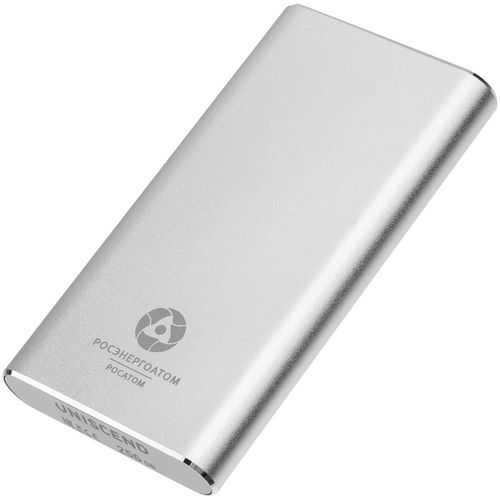 Портативный внешний диск SSD Uniscend Drop, 256 Гб, серебристый