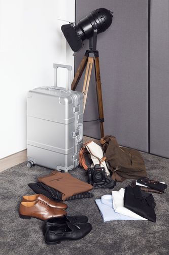 Чемодан Metal Luggage, серебристый Чемодан Metal Luggage, серебристый
