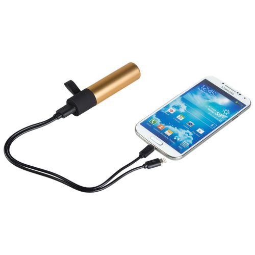Внешний аккумулятор stickBank 2600 mAh, золотистый Внешний аккумулятор stickBank 2600 mAh, золотистый