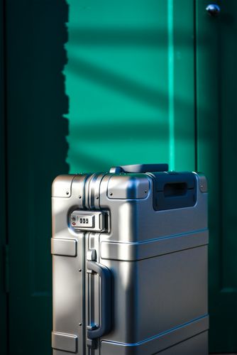 Чемодан Metal Luggage, серебристый Чемодан Metal Luggage, серебристый
