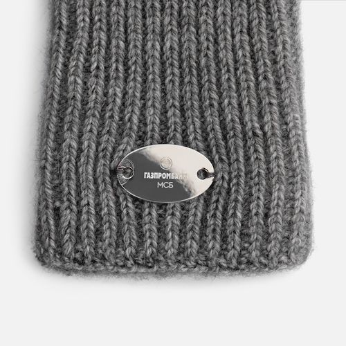 Шильдик металлический Alfa Oval, серебристый глянцевый