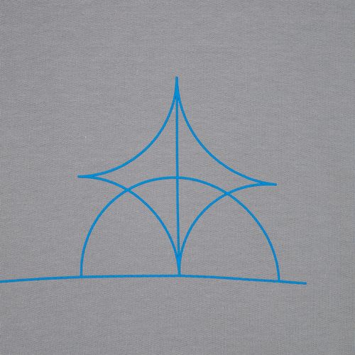 Футболка оверсайз унисекс Kosmos 2.0, светло-серая