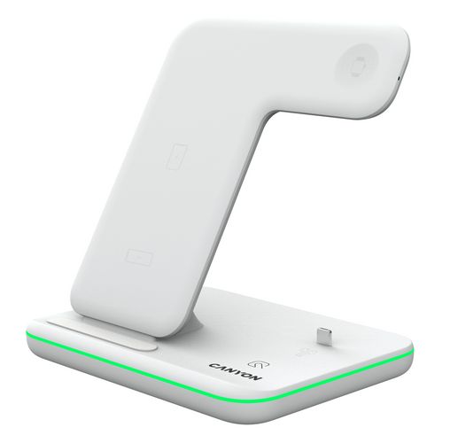 Беспроводная зарядная станция Canyon 302, белая Беспроводная зарядная станция Canyon 302, белая