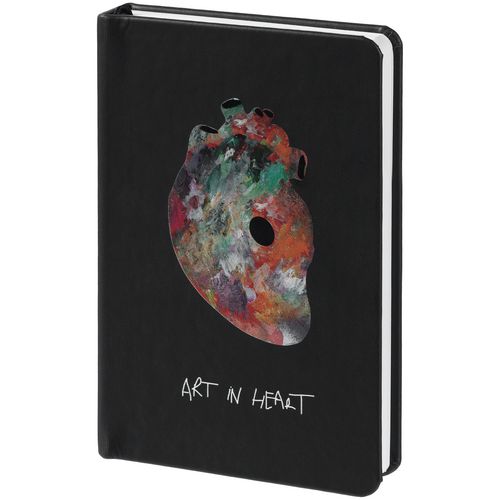 Блокнот Art In Heart, черный Блокнот Art In Heart, черный