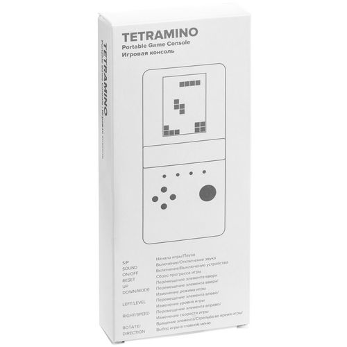 Игровая консоль Tetramino Transparent, синяя Игровая консоль Tetramino Transparent, синяя