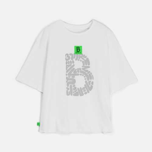 Лейбл тканевый Epsilon, L, зеленый неон