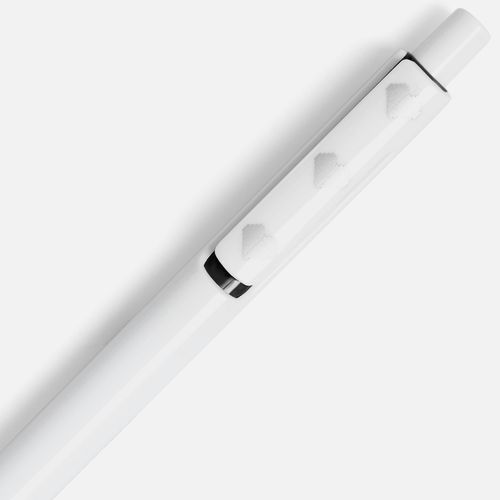 Ручка шариковая Dominanta, белая с черным