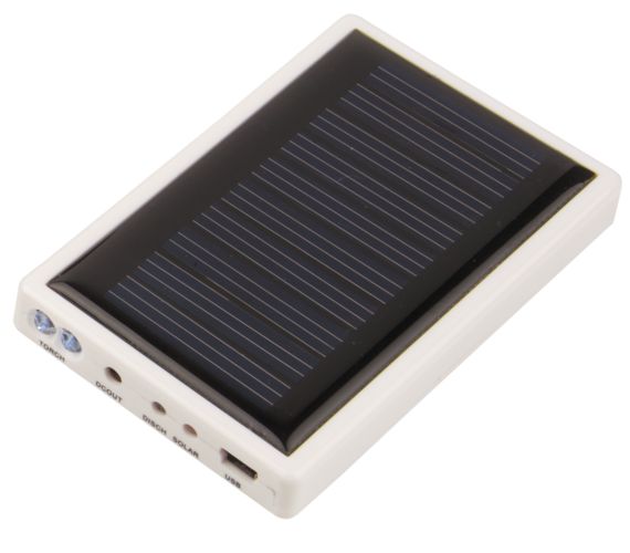 Универсальный внешний аккумулятор Solar 1500 mAh, на солнечных батареях