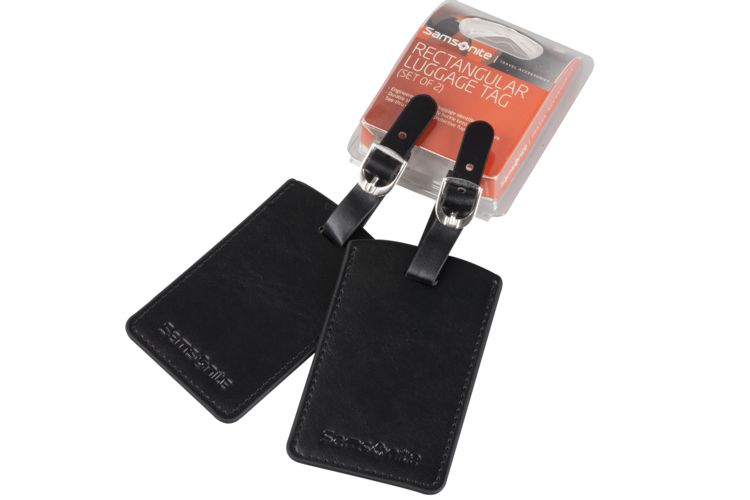 Набор из 2 бирок Luggage Accessories, черный Набор из 2 бирок Luggage Accessories, черный