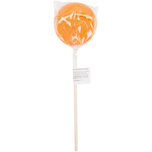 Леденец Lollifruit, оранжевый с апельсином Леденец Lollifruit, оранжевый с апельсином