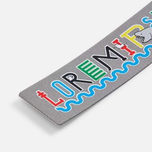 Наклейка тканевая Lunga, S, серая