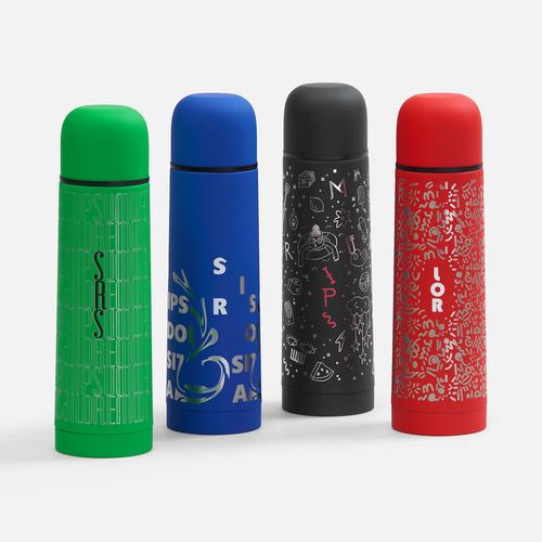 Термос Skydive, ver.2, черный Термос Skydive, ver.2, черный