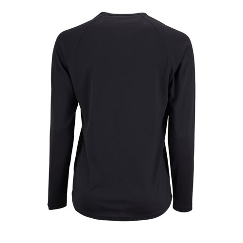 Футболка с длинным рукавом Sporty LSL Women, черная Футболка с длинным рукавом Sporty LSL Women, черная