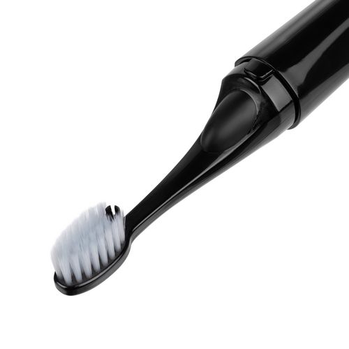 Зубная щетка с пастой Push & Brush, черная Зубная щетка с пастой Push & Brush, черная