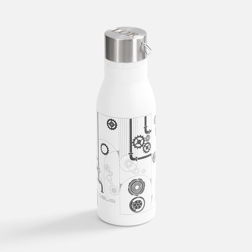 Термобутылка Tabenodo, белая