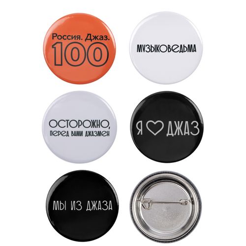 Значок закатной Pinback Print, М Значок закатной Pinback Print, М