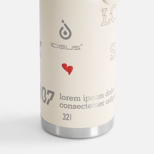 Термобутылка Fujisan XL 2.0, белая (молочная)