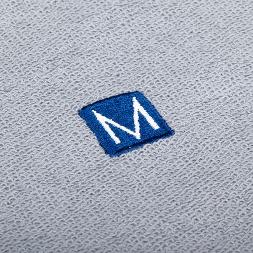 Свитшот оверсайз унисекс Vozduh, светло-серый