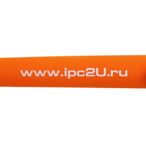 Ручка шариковая Prodir DS8 PRR-Т Soft Touch, оранжевая
